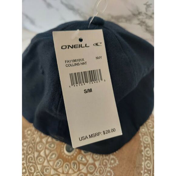 O'NEILL Logo Men's Hat S/M Blue Baseball Cap NEW with Tags - Picture 3 of 5